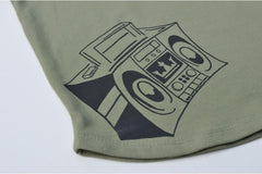 BLASTIN' TEE - BLACK or KHAKI