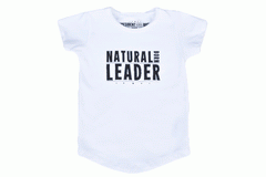 NATURAL BORN LEADER TEE - BLACK or WHITE