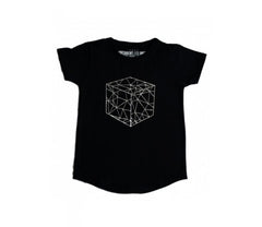 CUBED TEE - BLACK or WHITE