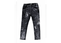 DISTRESSED AUTHORITY JEANS - BLACK