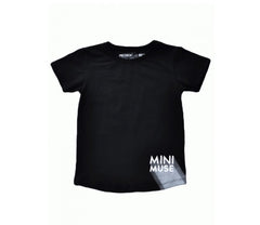 MINI MUSE TEE - BLACK or WHITE